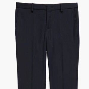 Tallia Solid Wool Blend Flat Front Trousers (Big Boys)  - Navy